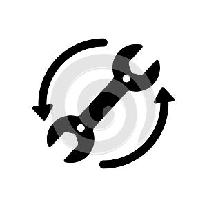 Re skilling , up skilling icon illustration