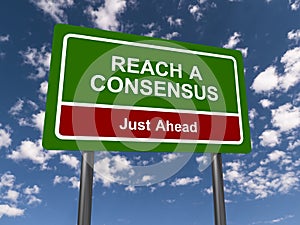 Reach a consensus traffic sign