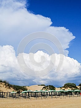 Reach for the sky,Anapa, beach option photo