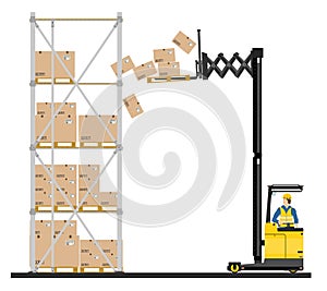 Reach truck