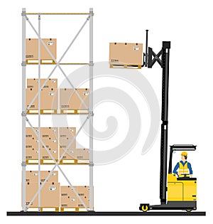 Reach truck