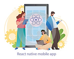React native mobile app concept