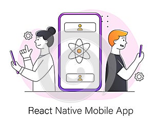React native mobile app concept