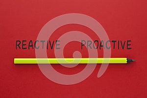 Reactive Proactive Concept