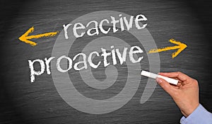 Reactive vs proactive