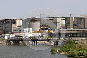 Reactors from Cernavoda nuclear power plant.