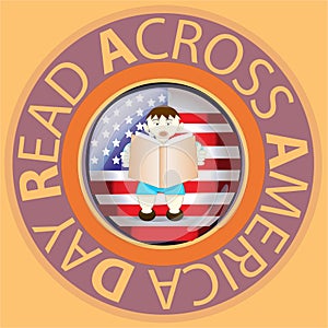 Read Across America Day Sign and Badge