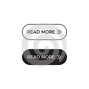 Read More Button Icon for Web or Mobile App