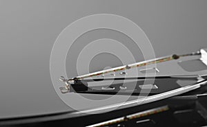 Read write head in close up