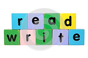 Read and write in toy blocks