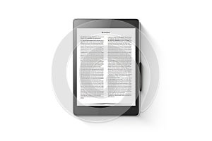 Reader background digital device internet modern technology screen electronic information book ebook tablet read