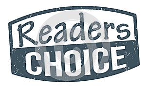 Readers choice sign or stamp photo