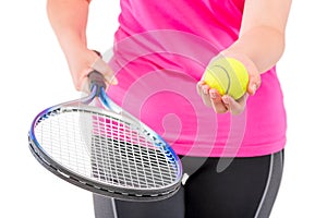 Readiness for the game of tennis, hand equipment