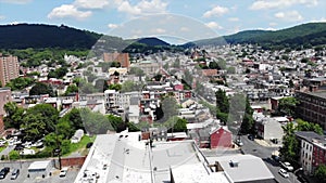 Reading, Aerial Flying, Pennsylvania, Amazing Landscape, Downtown