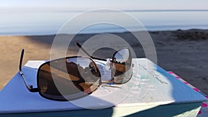 Reading on the beach