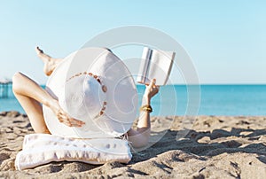 Reading on Beach