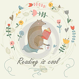 Reading bear