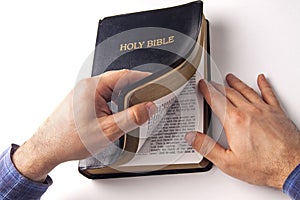 Reading a bible