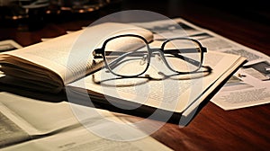 reading blank page on table