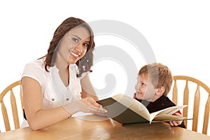 Reading child book