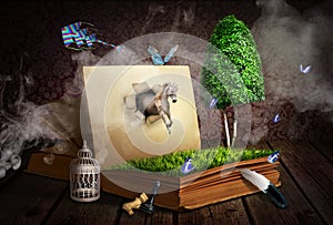 Reading concept3. Abstract in book.