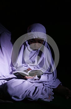 Reading koran using torch