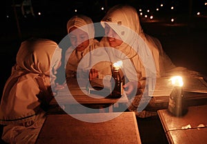 Reading koran using torch