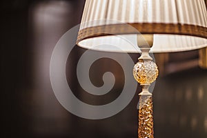 Reading lamp with shade