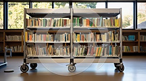 reading library cart