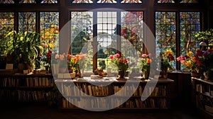 reading library window