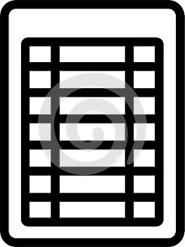 Reading log Vector Icon