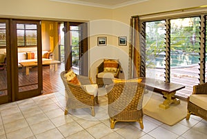 Reading Room in home interior