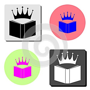 Reading. flat vector icon