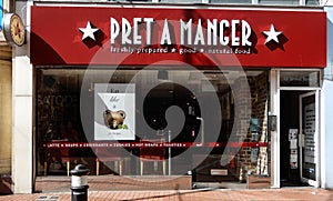 Pret a Manger frontage