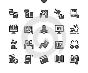 Reading Well-crafted Pixel Perfect Vector Solid Icons