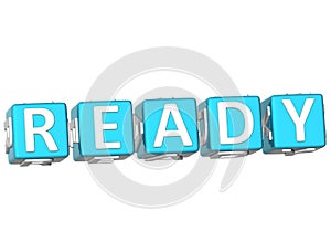 Ready Cube text