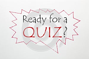 Ready For a Quiz