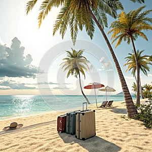 Ready for summer vacation 3D render