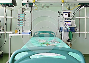 Ready to accept the patient's bed in icu