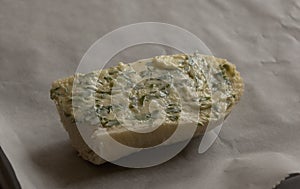 Ready to Bake Garlic Bread CloseUp