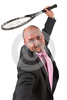 Ready to deal the blow