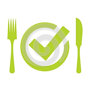Ready to eat meal vector icon