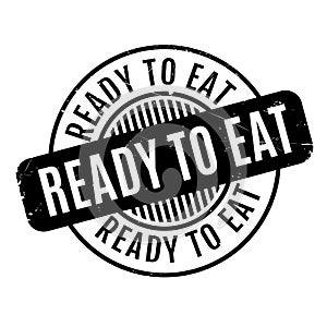 Ready To Eat rubber stamp