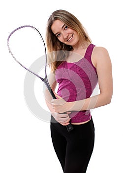 Ready to play squash