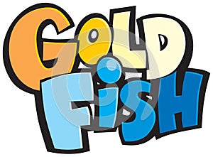 Ready-to-use logotype Gold Fish