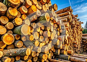 ReadytoUse Lumber Stack HighQuality Timber for Construction Projects