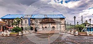 Real Aduana customs house in Portobelo village, Panama photo