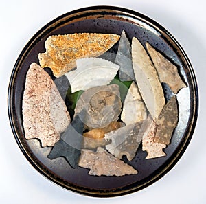 Real American Indian Arrowheads.