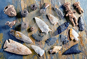 Real Arrowheads and Indian Artifacts photo