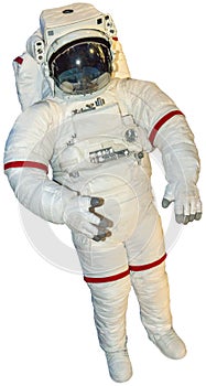 Real Astronaut Spacesuit Isolated photo